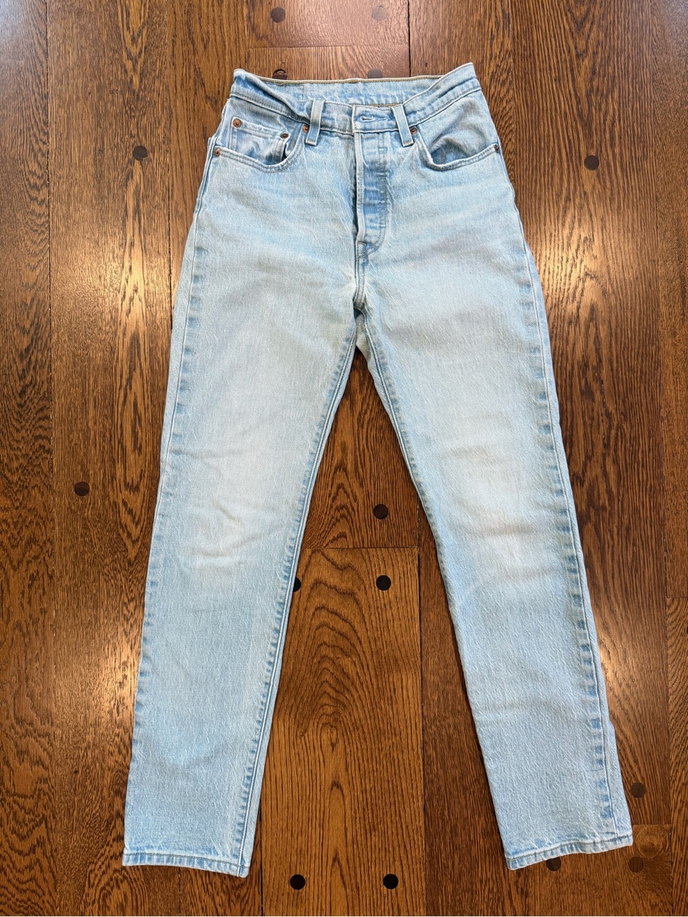 Levi’s 501 Original Light Wash Straight Leg Jeans W24 L30